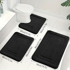 Badmatset van Memoryfoam met Antislip Onderzijde