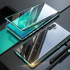 Magnetisch Telefoonhoesje met Gehard Glas voor Samsung Smartphones