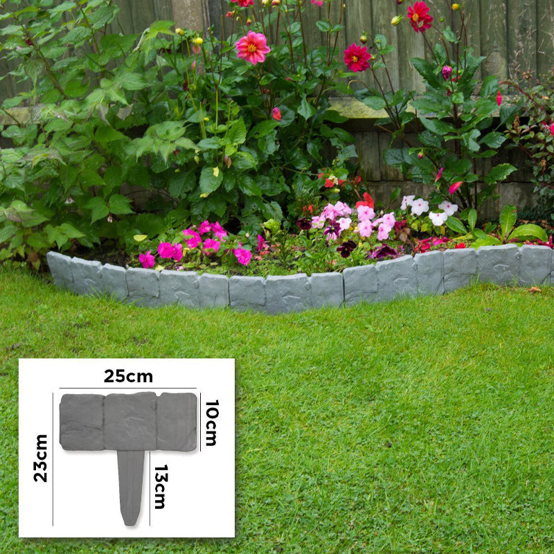 Tuinomranding Met Steenlook Voor Strakke Borders En Gazonranden