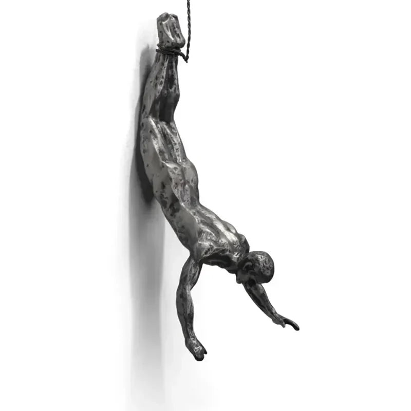 Wanddecoratie Set Met Hars Sculpturen En Dynamisch Klimontwerp