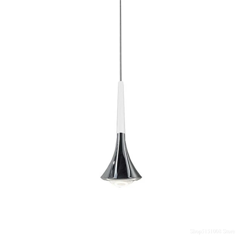 Nordische LED Hanglamp van Metaal met Druppelvormig Ontwerp