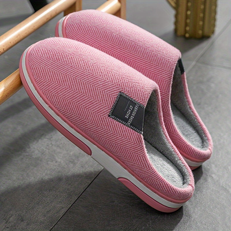 Warme Pantoffels Met Zachte Pluche Voering Voor Comfortabele En Gezellige Dagen Thuis