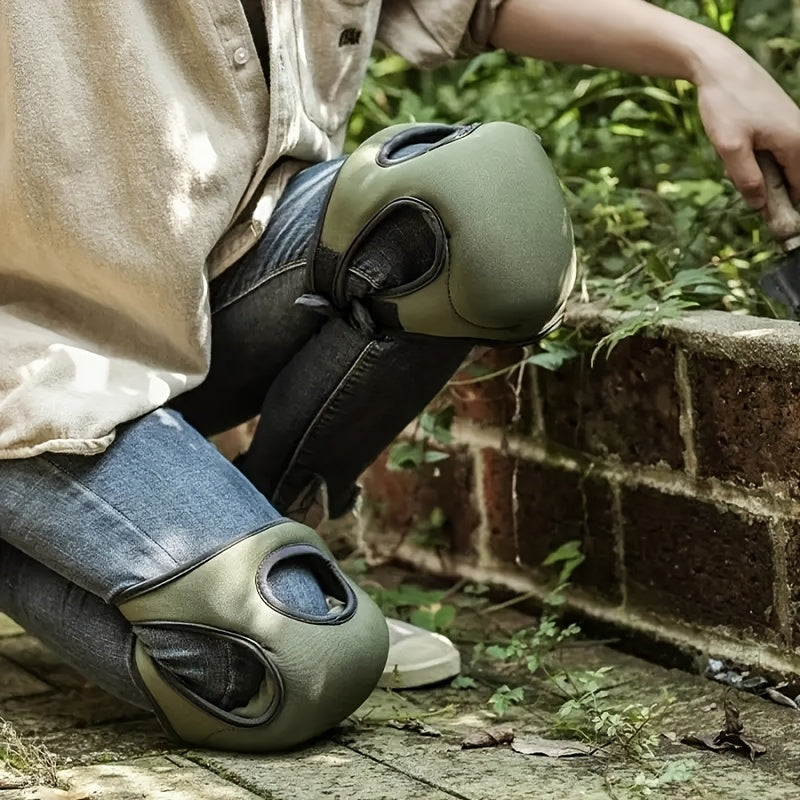 Ergonomische Kniebeschermer Met Verstelbare Sluiting En Schokdempende Polstering