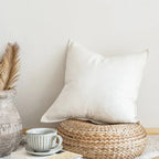 Linnenvezel Kussenhoes Met Koele Textuur En Luxe Zachte Afwerking Voor Sofa En Slaapkamer