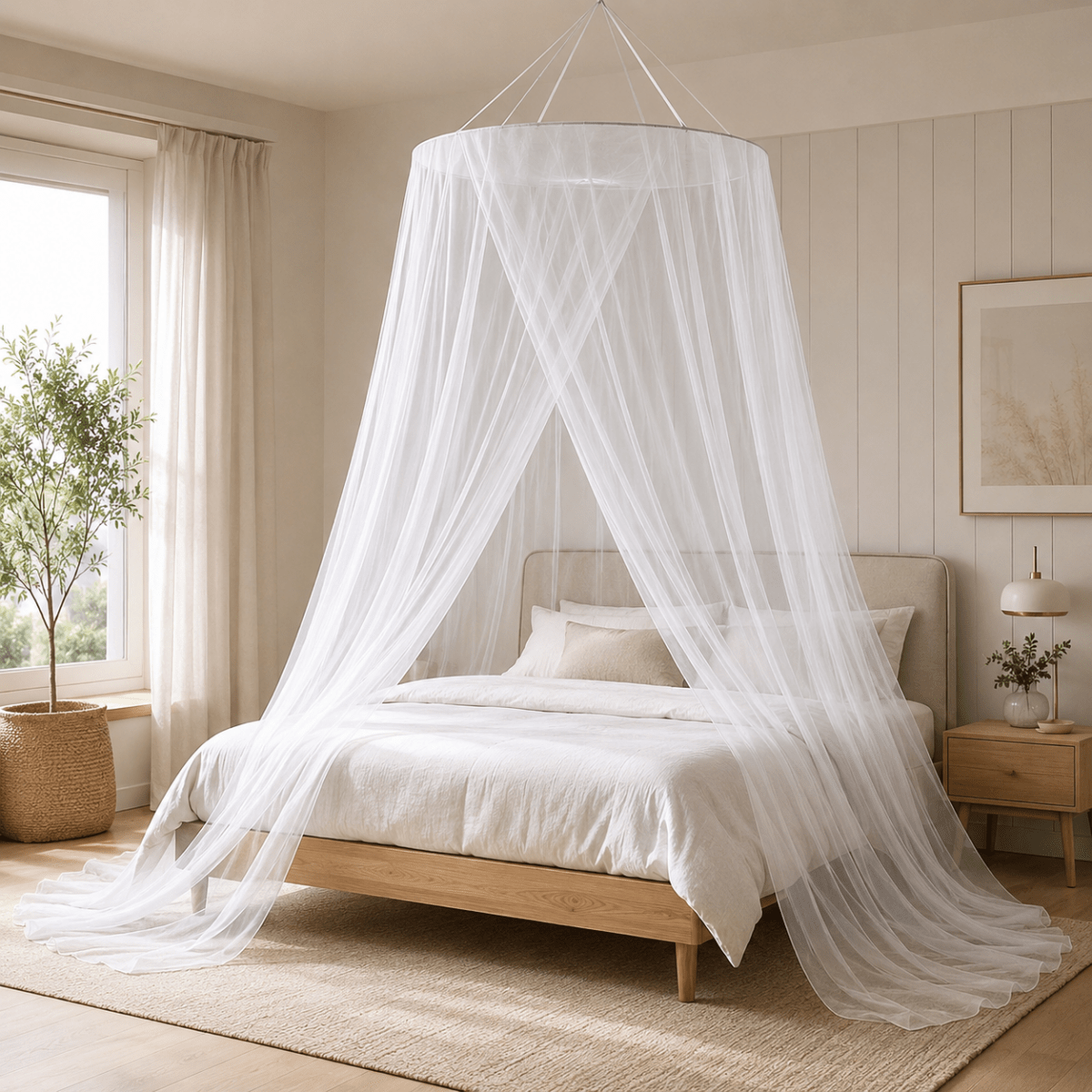Opvouwbaar Insectennet met Ademend Gaas en Snelle Montage