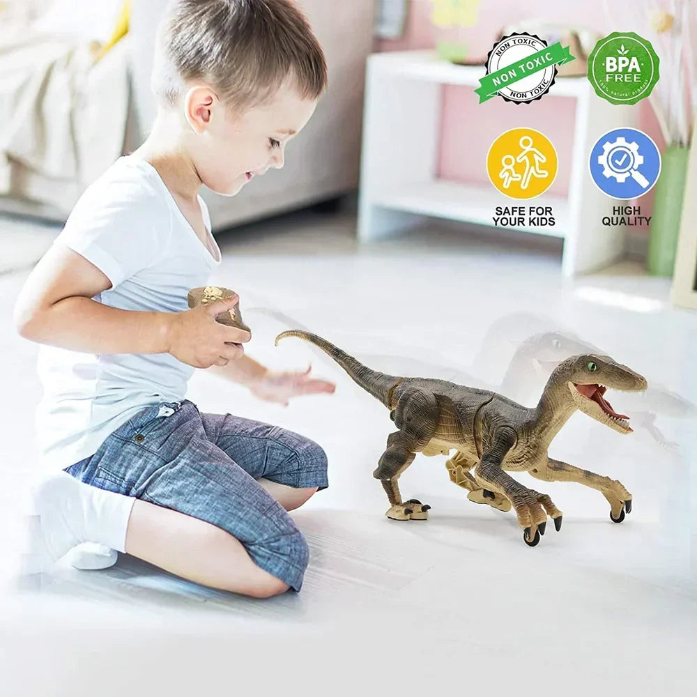 Op Afstand Bestuurbare Velociraptor Met Realistische Bewegingen En Geluidseffecten