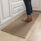 Wasbare Gevlochten Deurmat met Antislip Onderzijde voor Binnen en Buiten