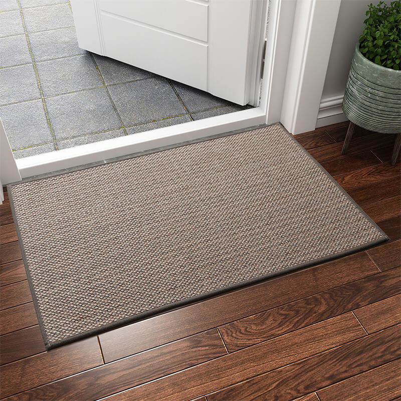 Wasbare Gevlochten Deurmat met Antislip Onderzijde voor Binnen en Buiten
