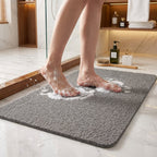 Antislip Loofah Douchemat met Waterdoorlatende Structuur voor Extra Comfort