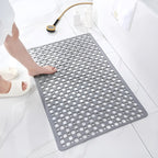 Antislip Douchemat met Zuignappen en Waterafvoer voor Douche en Bad