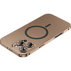 Slank MagSafe iPhone-hoesje van metaal met camerabescherming