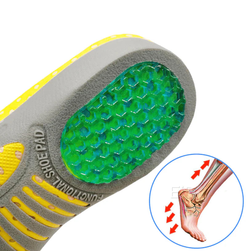 Premium Supportive Gel Inlegzolen Met Voetboog Ondersteuning