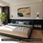 Wandlamp met Slank Ontwerp en Warm Wit Lichtaccent
