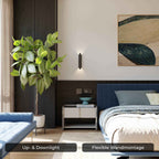 Wandlamp met Slank Ontwerp en Warm Wit Lichtaccent