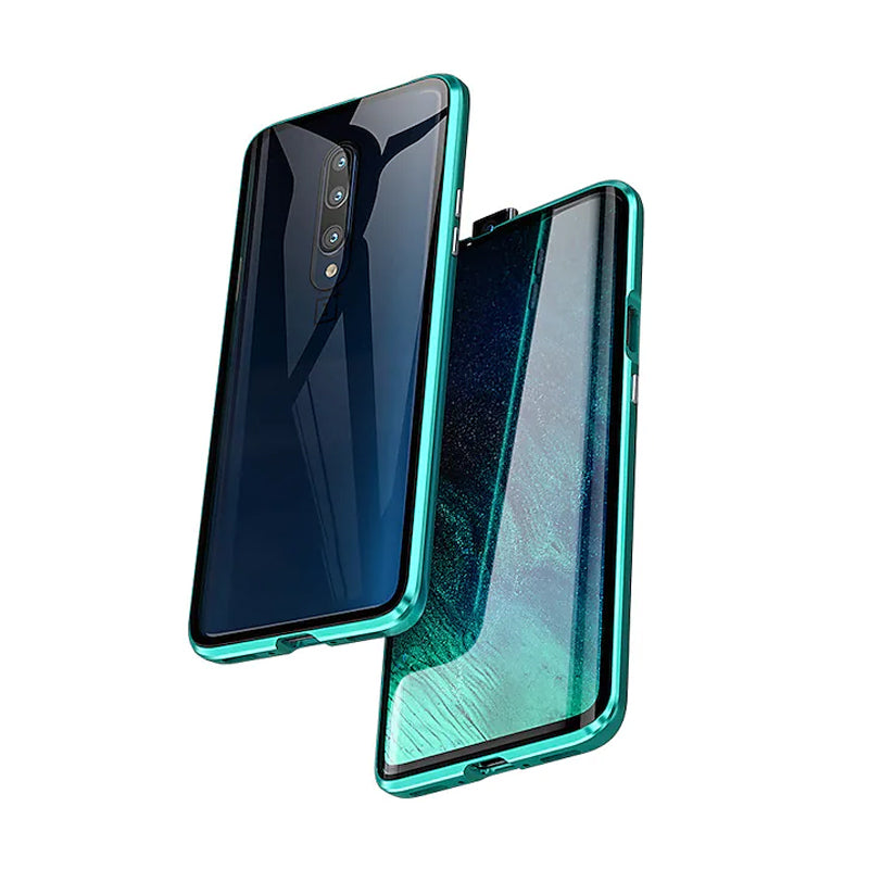 Magnetisch Telefoonhoesje met Gehard Glas voor Samsung Smartphones