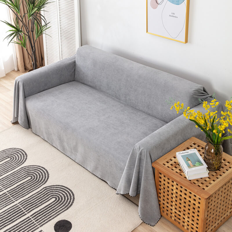 Bankhoes met Antislip Onderkant en Decoratieve Rand