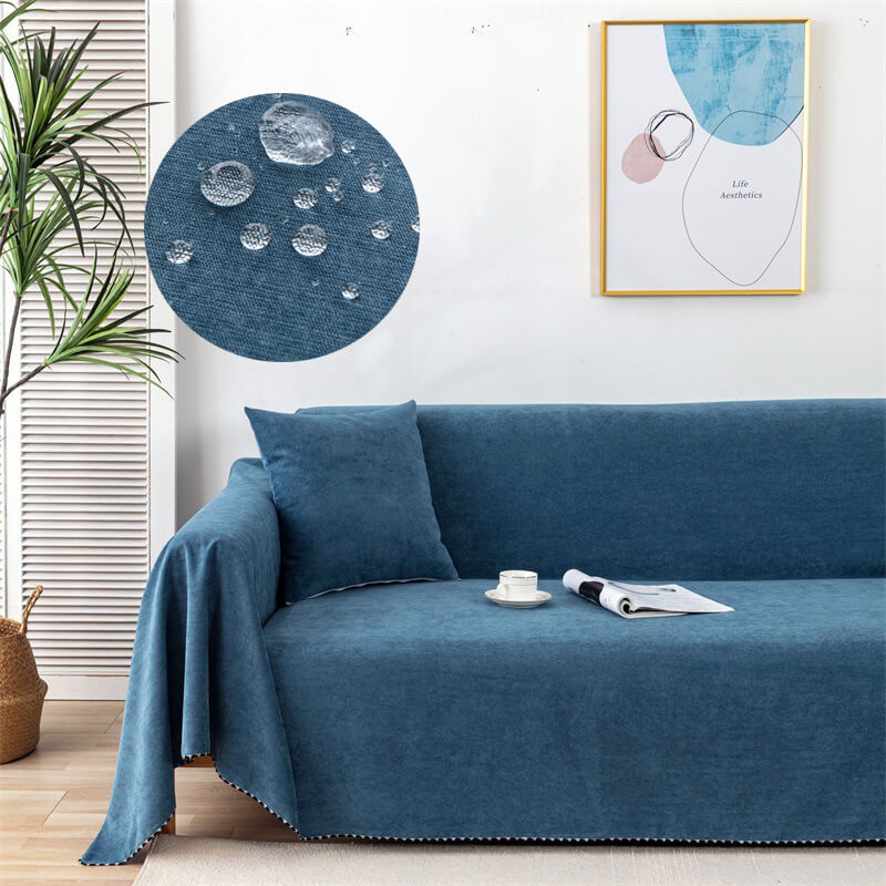 Bankhoes met Antislip Onderkant en Decoratieve Rand