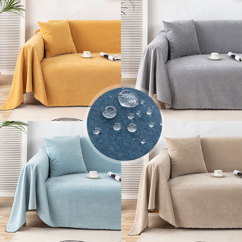 Bankhoes met Antislip Onderkant en Decoratieve Rand