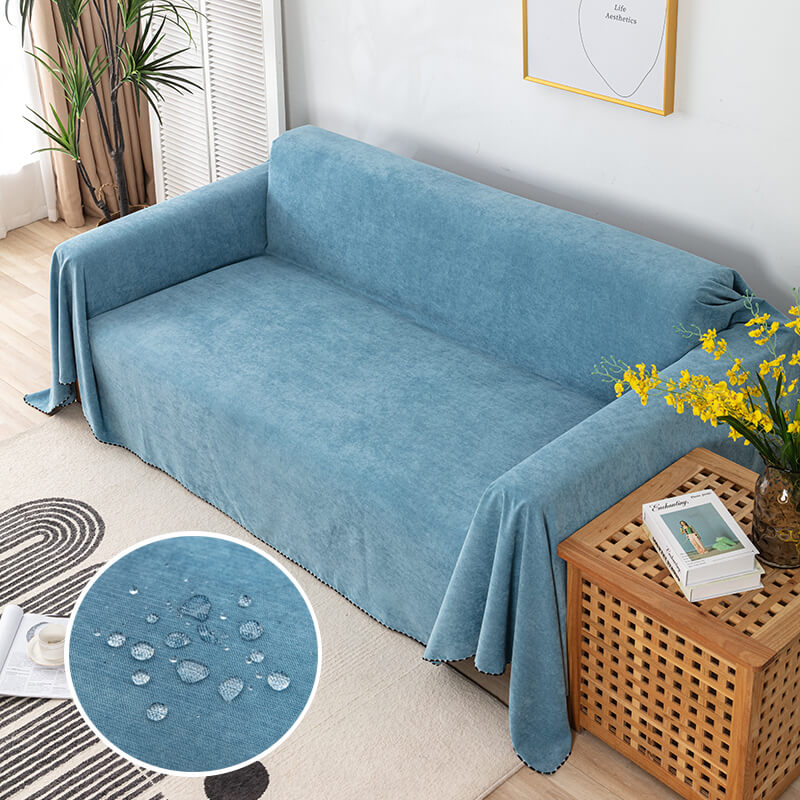 Bankhoes met Antislip Onderkant en Decoratieve Rand