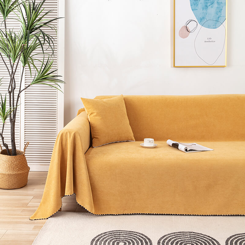 Bankhoes met Antislip Onderkant en Decoratieve Rand