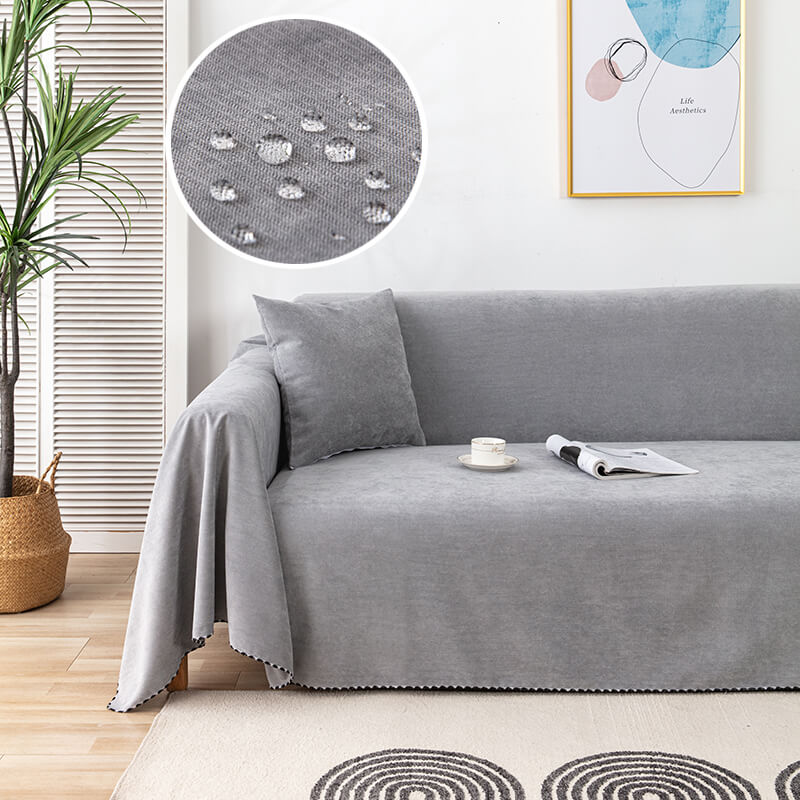 Bankhoes met Antislip Onderkant en Decoratieve Rand