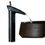 Retro Waterval Kraan met Eenhendelbediening voor Moderne Wastafelinstallaties