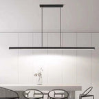 Lineaire Metalen LED Hanglamp Met Acrylkap