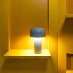 Paddenstoel Tafellamp Met LED En Oplaadbare Werking Voor Warme Sfeerverlichting