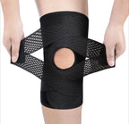 Kniebandage Met Verstelbare Compressie En Licht Ademend Materiaal