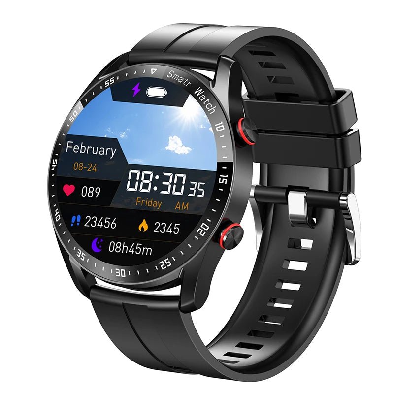 Unisex Smartwatch met Gezondheidsmonitoring en Bluetooth voor Dagelijks Gebruik