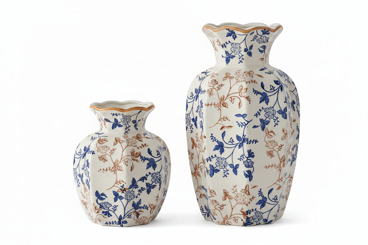 Bloemen Octagonale Vazenset