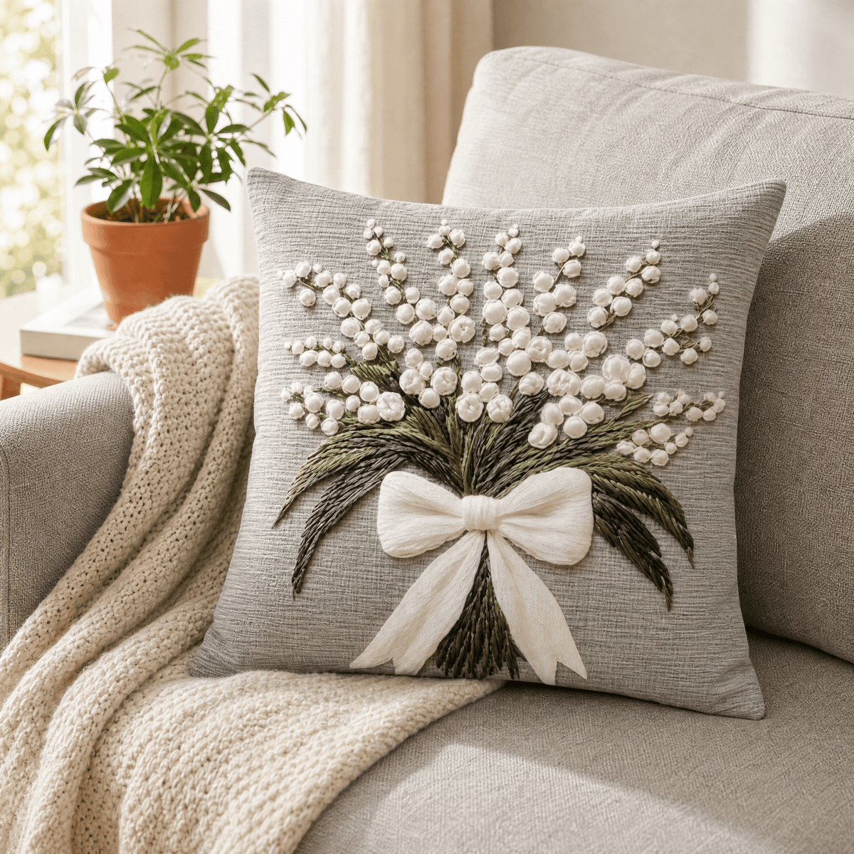 Kussenhoezen Polyester Botanisch Vintage Zwaar Textiel Decoratief Ontwerp