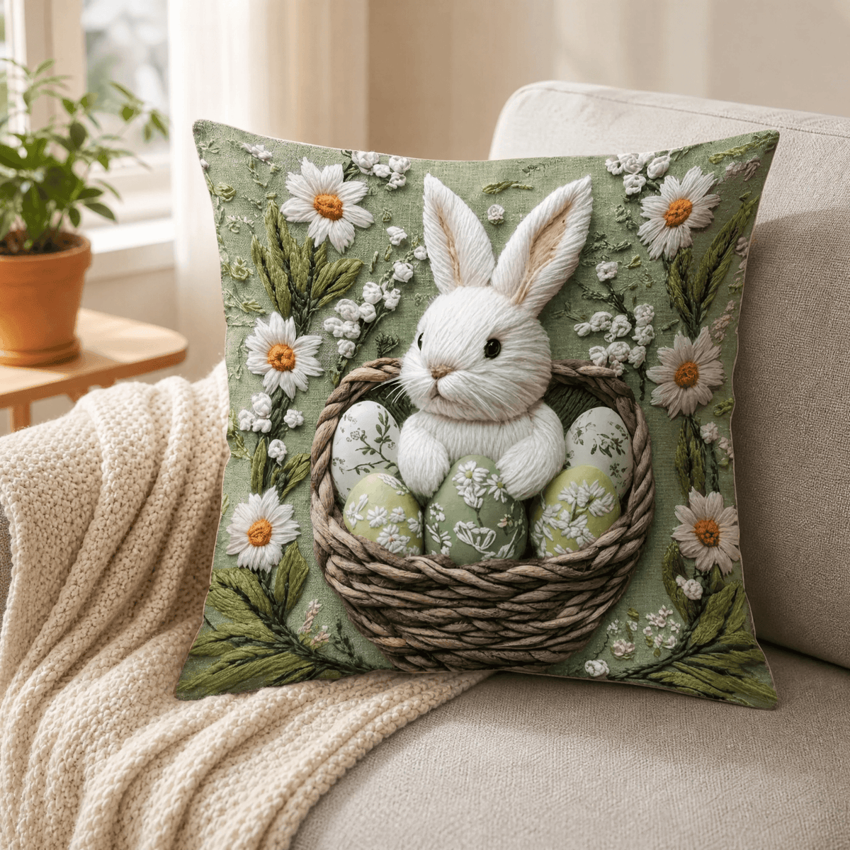 Kussenhoezen Polyester Botanisch Vintage Zwaar Textiel Decoratief Ontwerp