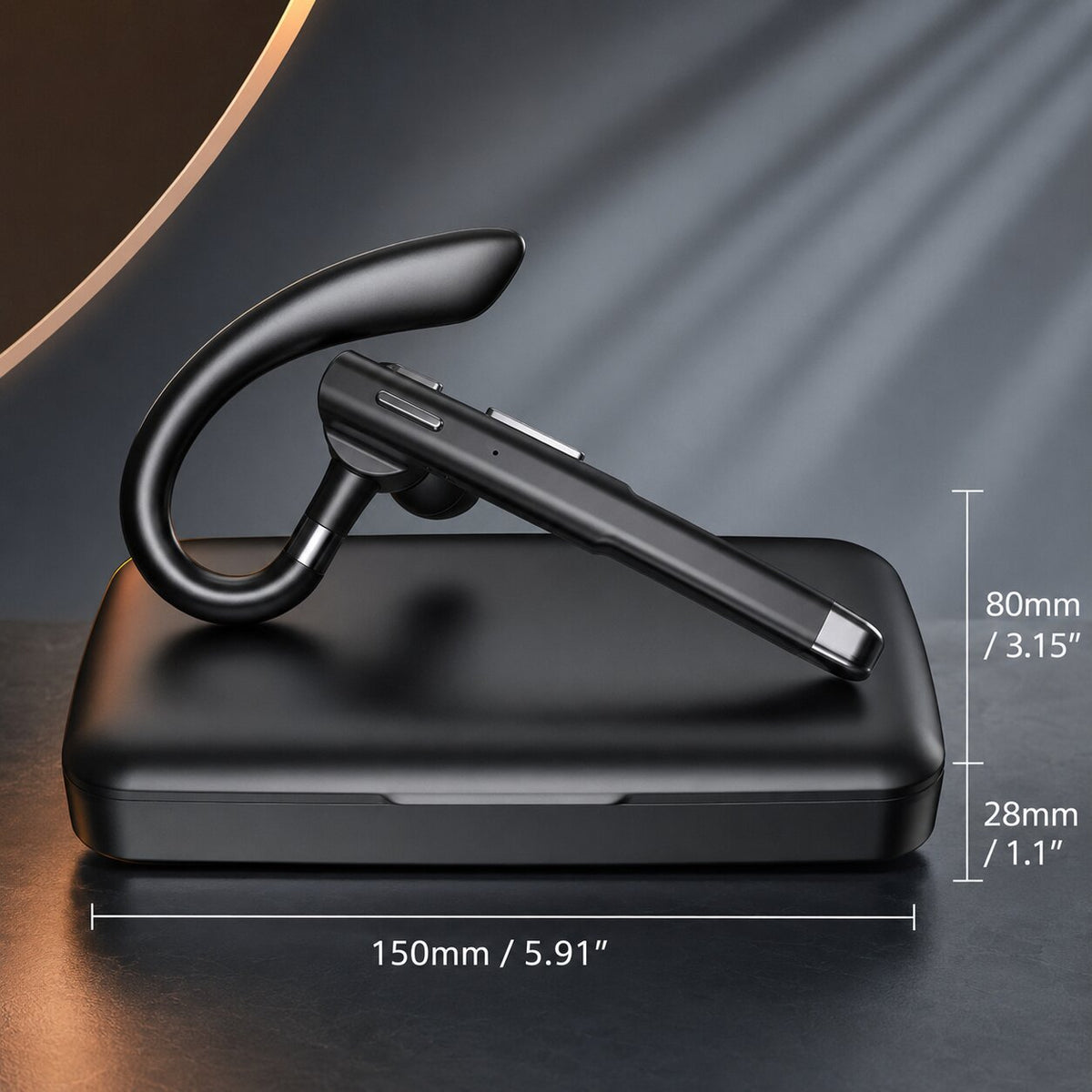 Bluetooth Headset met Ruisonderdrukking en Lange Gesprekstijd