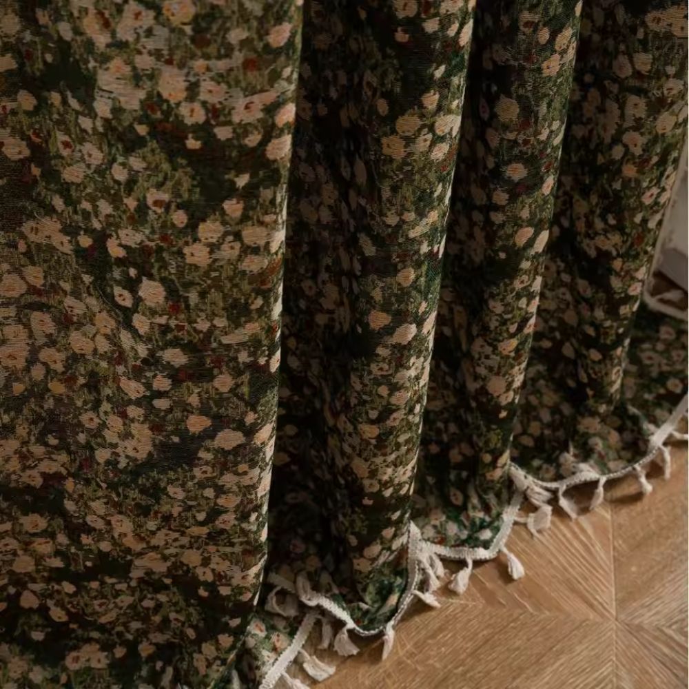 Bloemengordijn In Vintage Stijl Voor Sfeervolle Woonkamers En Slaapkamers