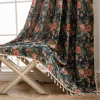 Bloemengordijn In Vintage Stijl Voor Sfeervolle Woonkamers En Slaapkamers