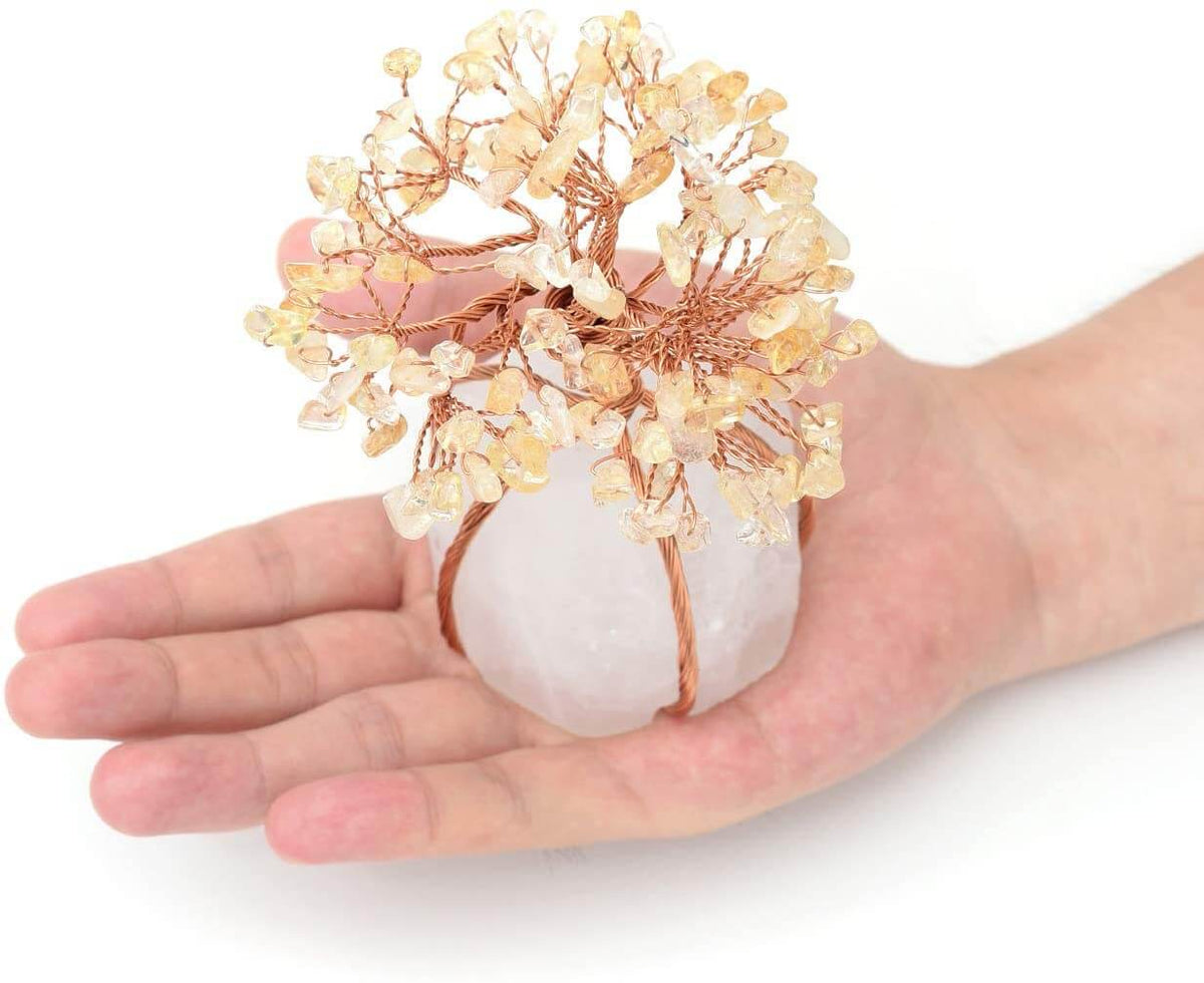 Kristal Ornament Met Symbolische Levensboom En Dagelijkse Spirituele Sfeerdecoratie