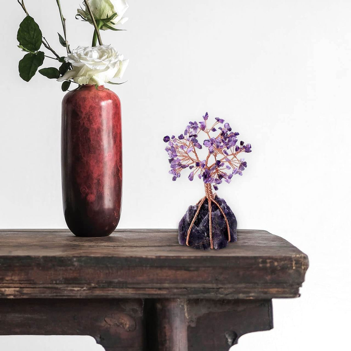 Kristal Ornament Met Symbolische Levensboom En Dagelijkse Spirituele Sfeerdecoratie