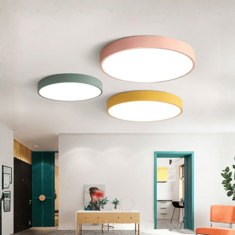 Moderne LED‑Plafondlamp met Gelijke Lichtverdeling voor Binnenruimtes