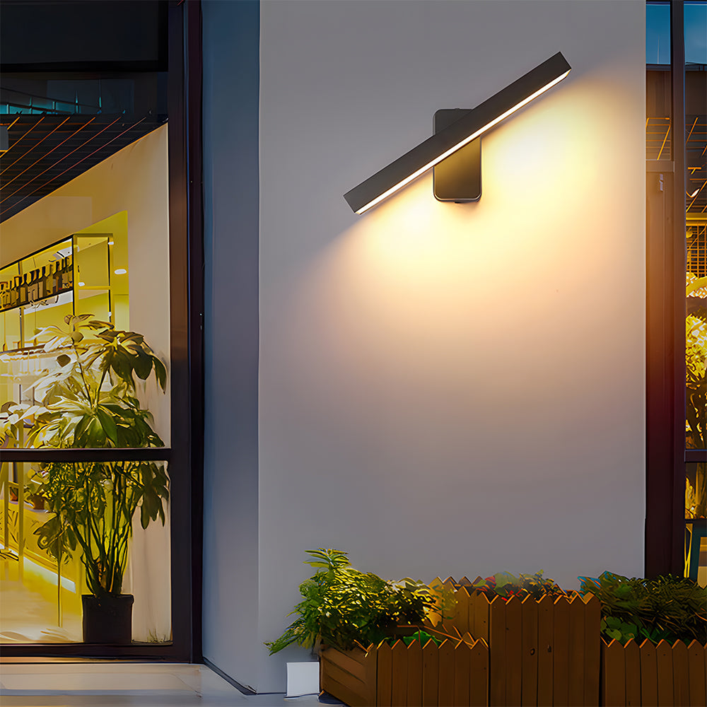 buitenlamp met aluminium behuizing en geïntegreerde led module