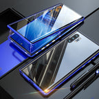 Magnetisch Telefoonhoesje met Gehard Glas voor Samsung Smartphones