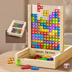 Houten Tetris Spel Voor Kleuren, Logisch Denken En Dagelijks Plezier