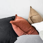 Linnenvezel Kussenhoes Met Koele Textuur En Luxe Zachte Afwerking Voor Sofa En Slaapkamer