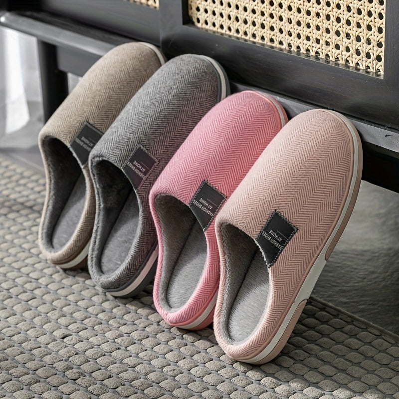 Warme Pantoffels Met Zachte Pluche Voering Voor Comfortabele En Gezellige Dagen Thuis