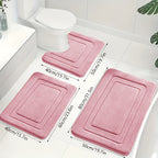 Badmatset van Memoryfoam met Antislip Onderzijde