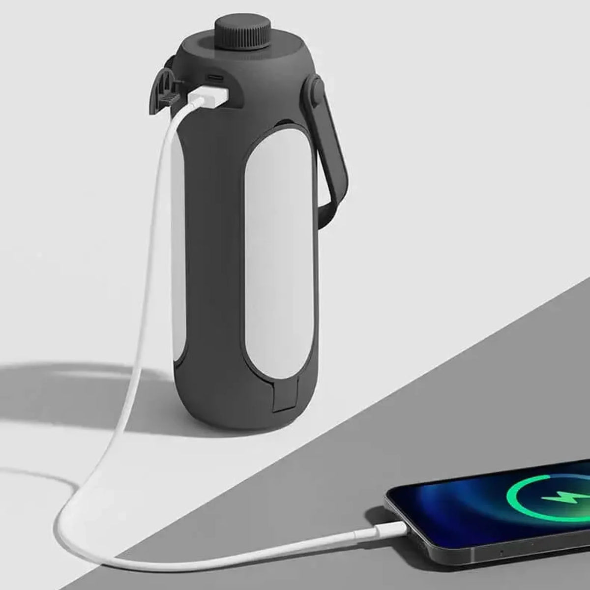 LED‑Draaglamp met Accuverlichting en Flexibele Binnen‑ en Buiten­sfeer