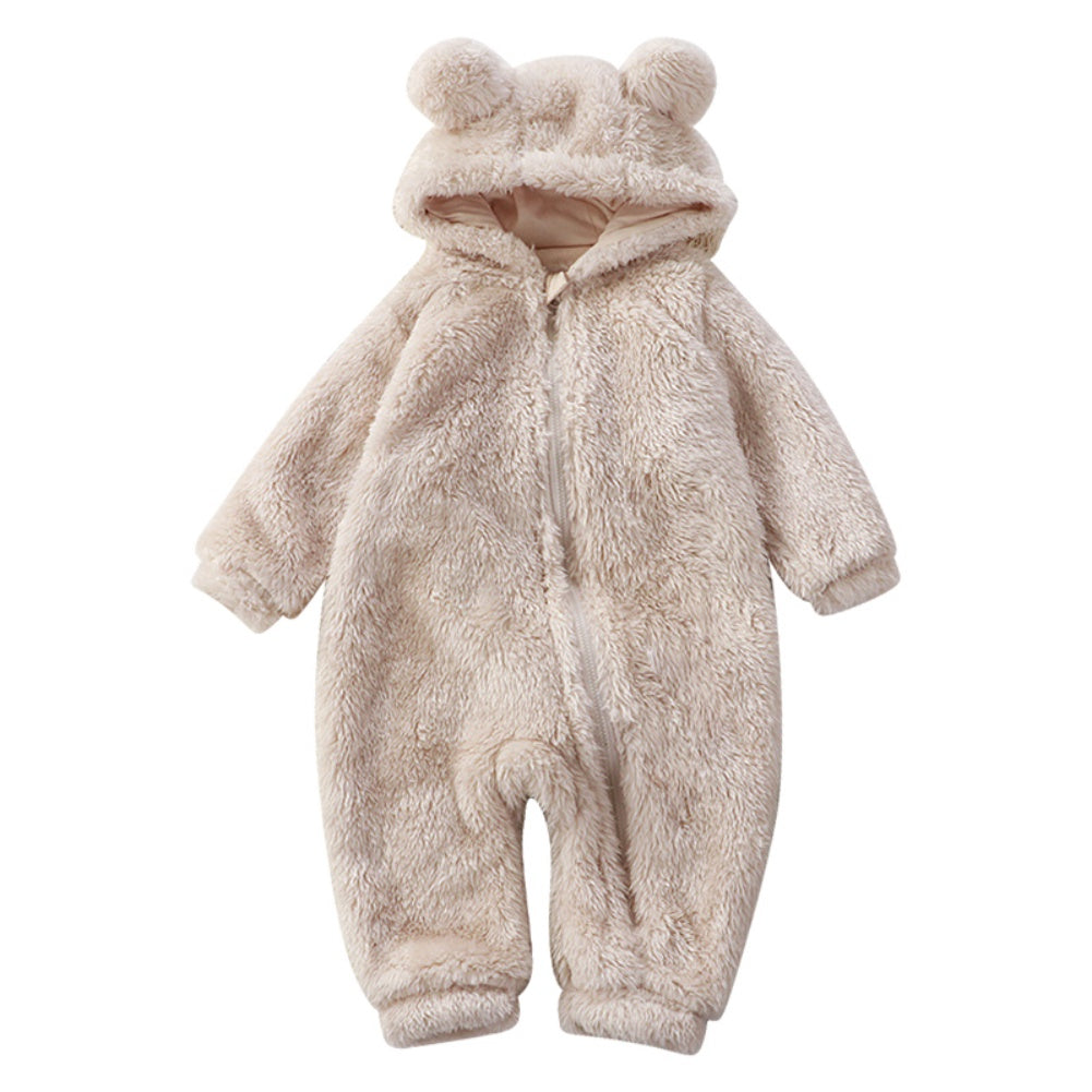 Baby Onesie Winter met Polyester en Zachte Pluche Warmte
