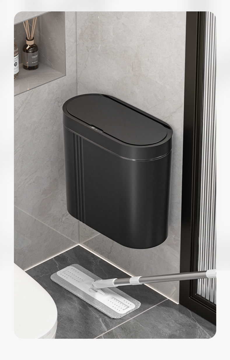 Automatische Sensorprullenbak van 9 Liter met Wandmontage en Waterdichte Constructie