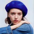 Dames Winter Baret met Polyester en Klassieke Zachte Textuur
