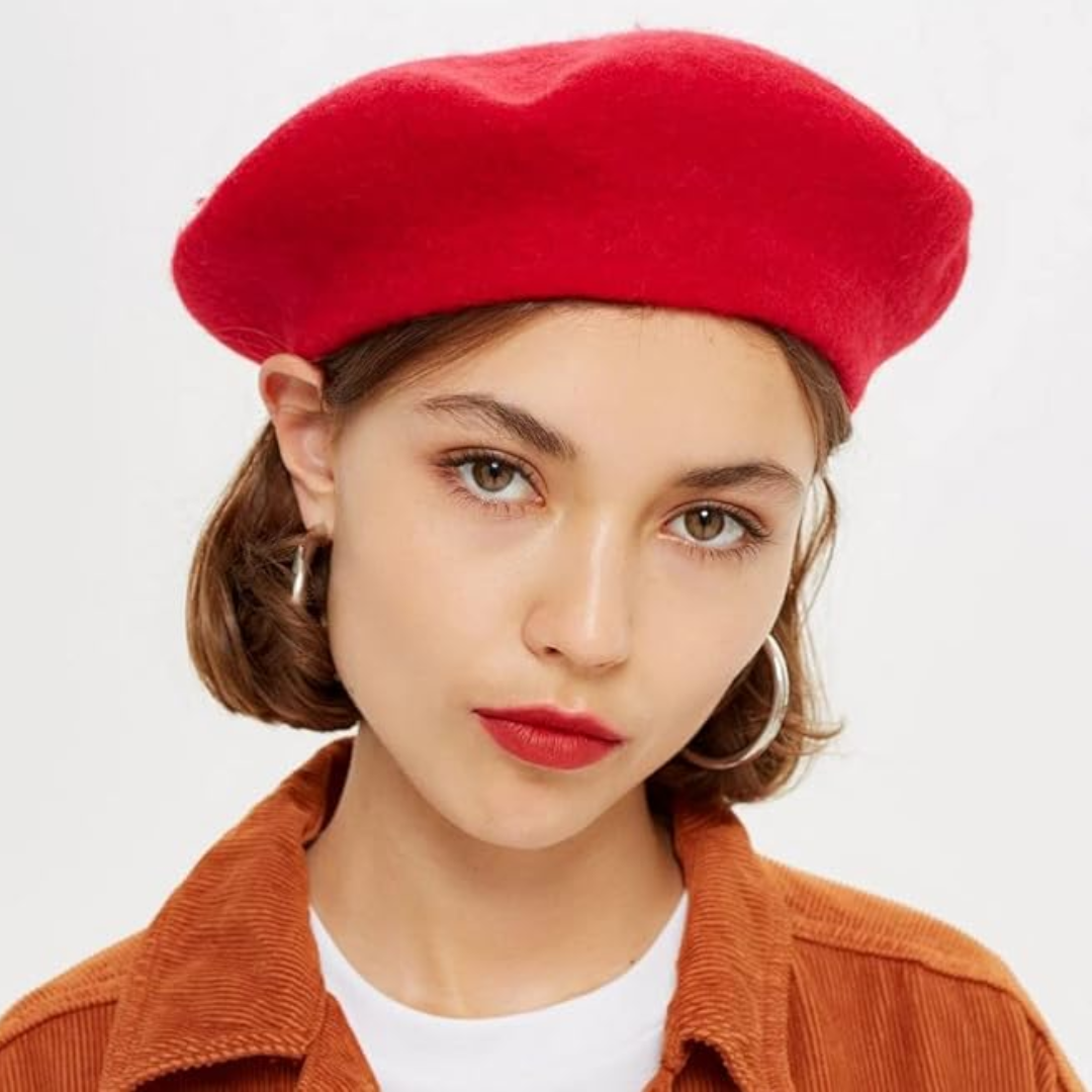 Dames Winter Baret met Polyester en Klassieke Zachte Textuur